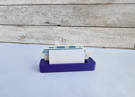 Business Card Holder - Cruise Ship Theme