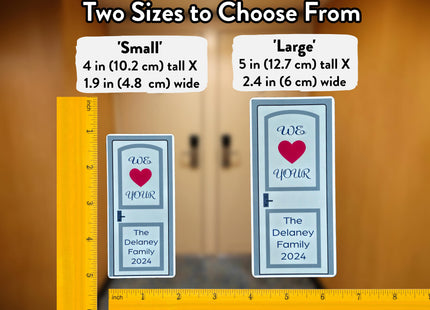 Door Award Magnet - Personalized Door Shaped