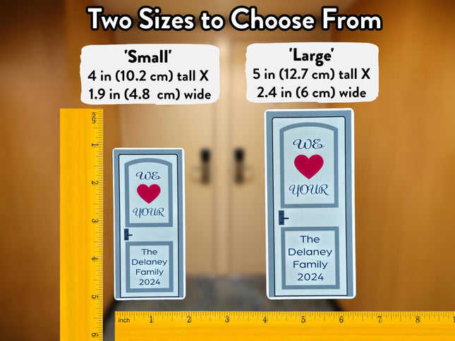 Door Award Magnet - Personalized Door Shaped