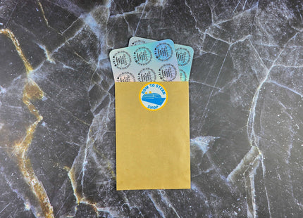 Duck Tag Stickers - Halloween Spider Web