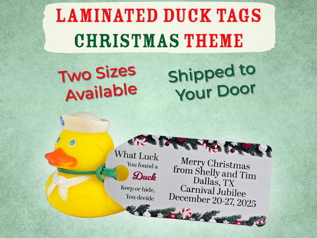 Duck Hang Tag - Elegant Christmas Garland