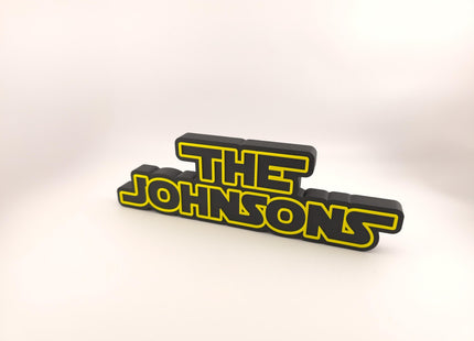Galactic Name Plate Magnet