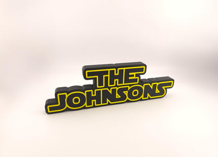 Galactic Name Plate Magnet