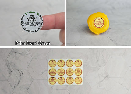 Duck Tag Stickers - Whimsical Full Color Theme