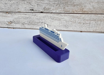 Business Card Holder - Cruise Ship Theme