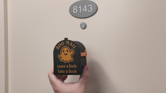 Cruise Duck Mailbox Magnet Halloween Edition